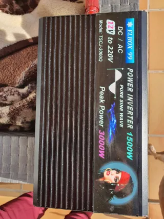 Inversor ELBOX 99 1500W 12V a 220V