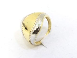 anillo oro 18k con piedra con circonita
