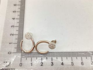 pendientes plata 925mm con piedra con circonita