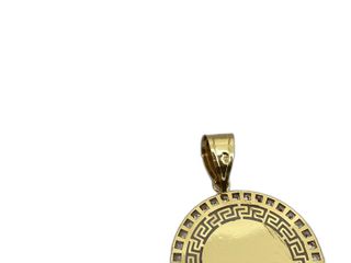 colgante oro 18k con piedra con circonita