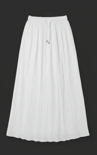Falda maxi blanca bohemia talla M