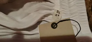 Falda maxi blanca bohemia talla M