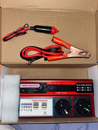 Inversor de Corriente Solar 12V/24V