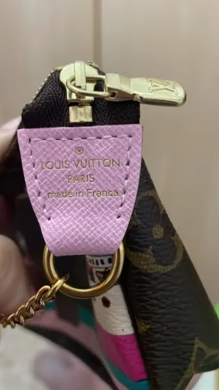 Bolso Louis Vuitton Marrón y Rosa