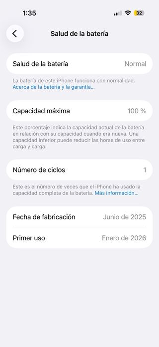 iPhone 16 Pro 128GB Blanco Nuevo.