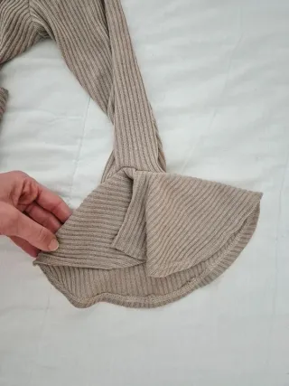 Vestido Midi Punto Volantes Cuplé