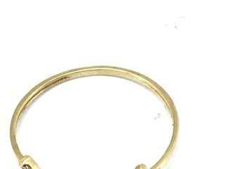anillo oro 18k con piedra con circonita