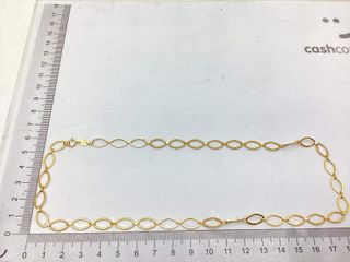 cadena oro 18k 22cm