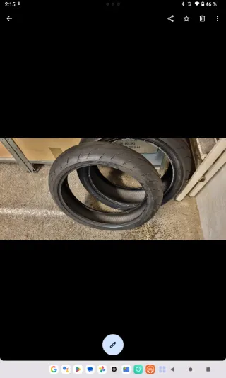 Neumáticos moto usadas.