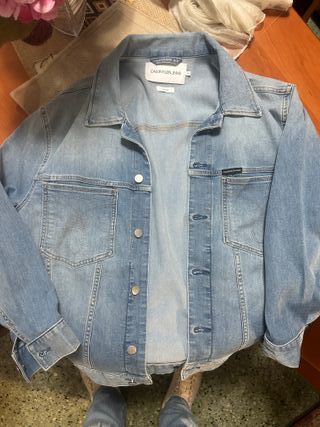 Cazadora vaquera Calvin Klein Jeans Mujer Talla M