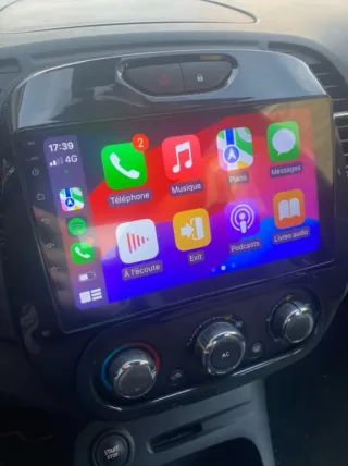 Rádio Renault Captur Android 14 com Carplay (Novo)