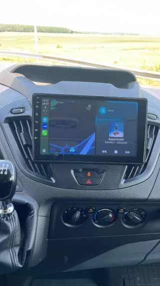 Rádio Ford Transit Android 14 com Carplay sem fios