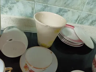 Juego de Tazas de Café y Té Porcelana