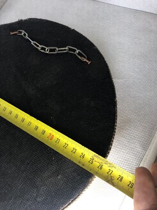 Espejo Vintage Latón y Huesos Tallados.