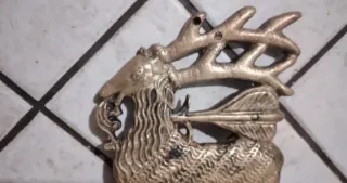 Appendi chiavi antico cervo con freccia