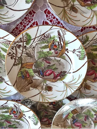 10 Piatti Dolce Boch 1890