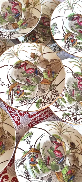 10 Piatti Dolce Boch 1890