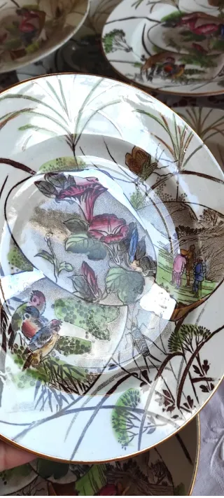 10 Piatti Dolce Boch 1890