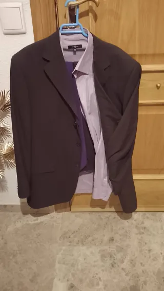 Traje chaqueta y camisa hombre
