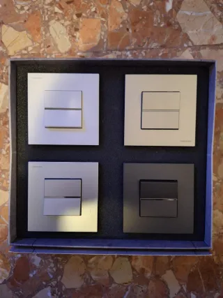 4 Interruptores Niessen Zenit