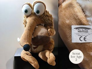Peluche Scrat Ice Age 2 Originale Play-By-Play