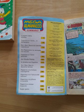 Tre fumetti Mega almanacco anni 80
