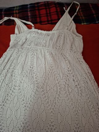 Vestido Verano Blanco Encaje