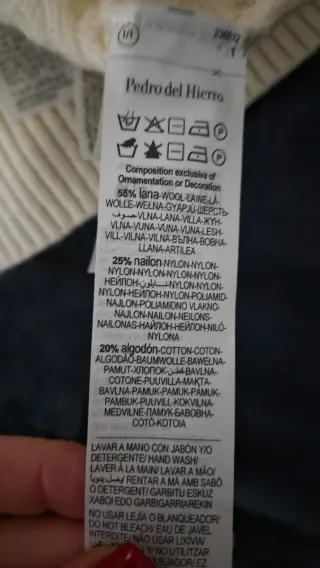 Vestido Pedro del Hierro lana Nuevo