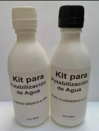 Kit para Potabilización de Agua,  250ml