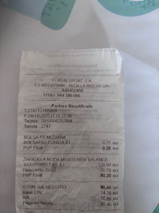 New Balance 530 Blancas y Doradas Talla 37