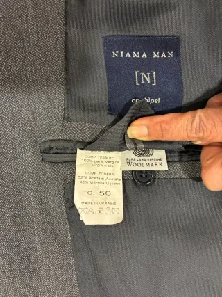 Valditaro Completo Grigio Taglia 50