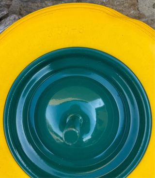 Rueda Carretilla Antipinchazos Amarilla