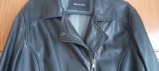 Cazadora Piel Massimo Dutti Talla L