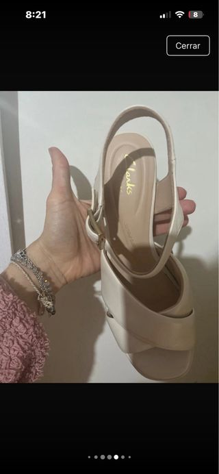 Sandalias Clarks Beige Talla 37.5