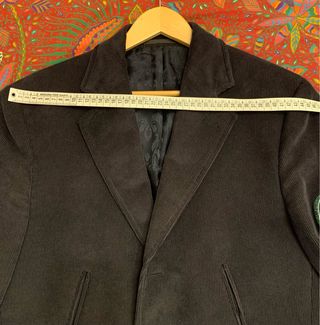 Giacca uomo blu in velluto a coste