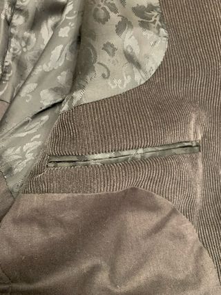 Giacca uomo blu in velluto a coste