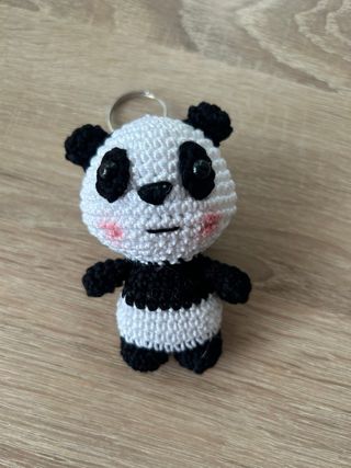 Portachiavi Uncinetto Panda