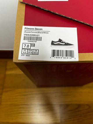 Zapatillas Vans Filmore Decon - Talla: 37 - Negro