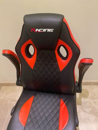 Silla Gamer Racing Negra y Roja