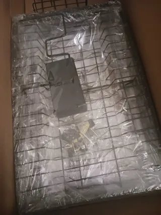 Escurridor de platos metálico negro