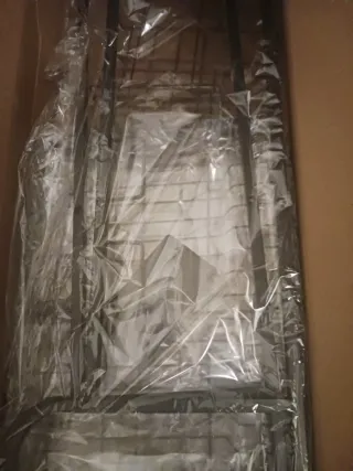 Escurridor de platos metálico negro