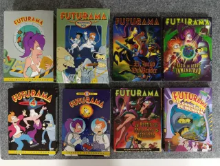 Pack 4 Temporadas+4 Películas Futurama DVD Español