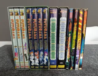 Pack 4 Temporadas+4 Películas Futurama DVD Español