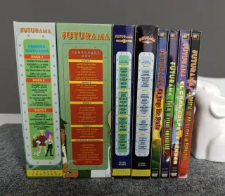 Pack 4 Temporadas+4 Películas Futurama DVD Español