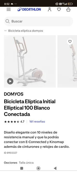 Bicicleta Elíptica Domyos