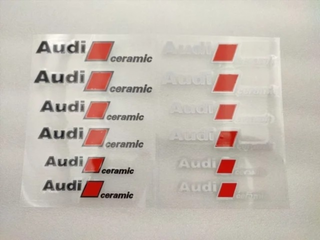 Vinilos pinzas de freno Audi Ceramic COLOR NEGRO