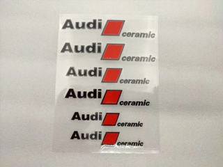 Vinilos pinzas de freno Audi Ceramic COLOR NEGRO