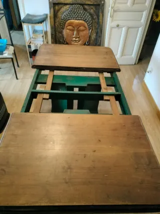 Mesa de comedor vintage madera