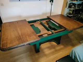 Mesa de comedor vintage madera