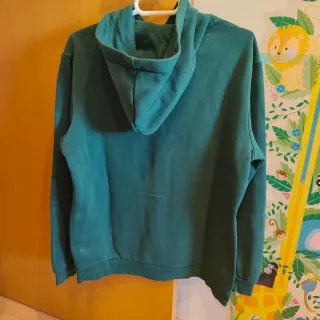 Sudadera Puma Verde Talla 15-16 años.